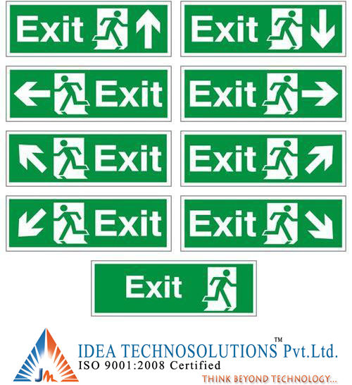 Emergency Exit Signages